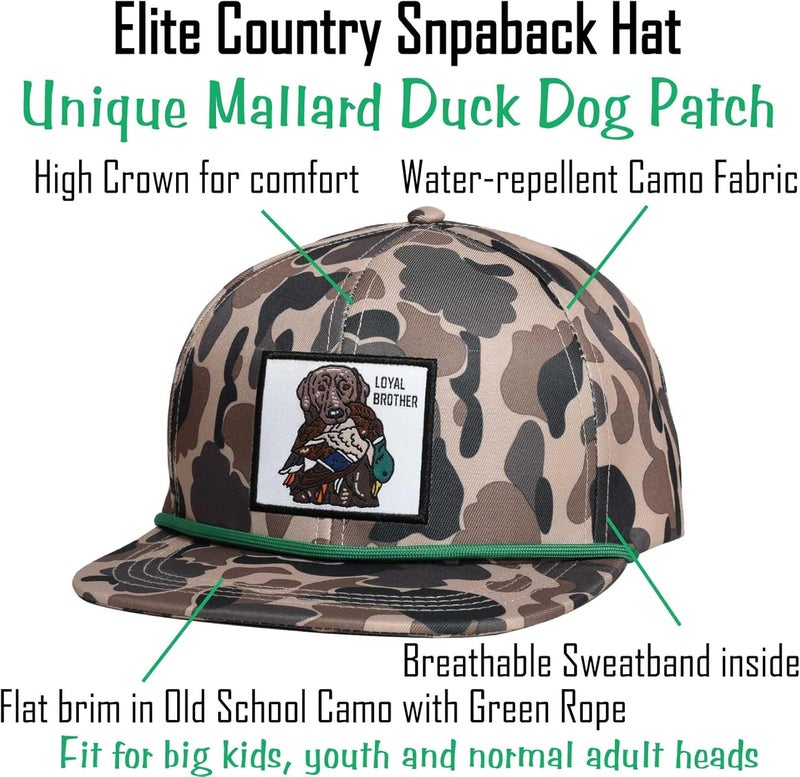 EDTREK Elite Youth Country Hat for Big Kids - Boys Snapback Hat with Flat Brim - Image 4